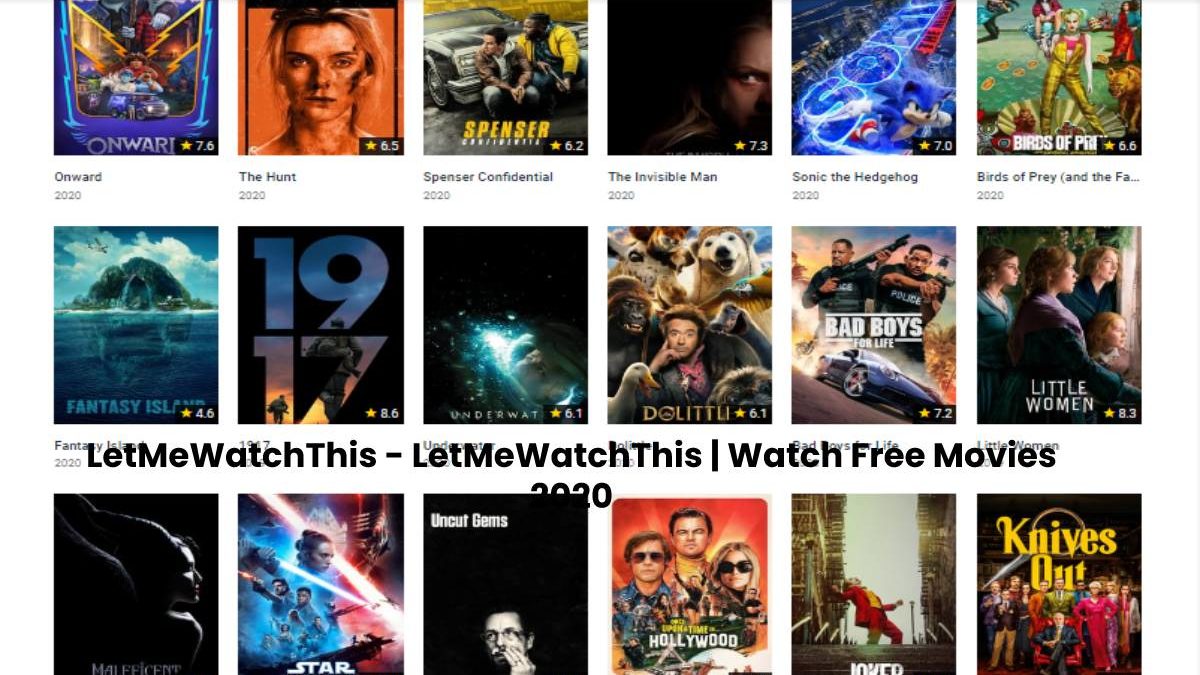 LetMeWatchThis to Watch Movies for Free in 2020