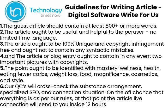 Digital software Write For Us