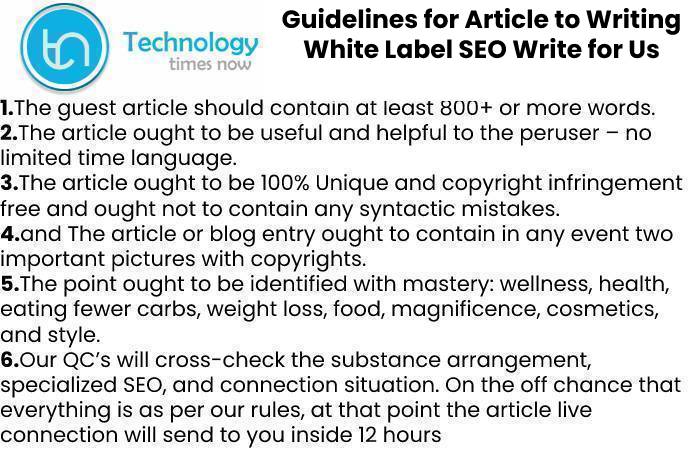 White Label SEO Write For Us