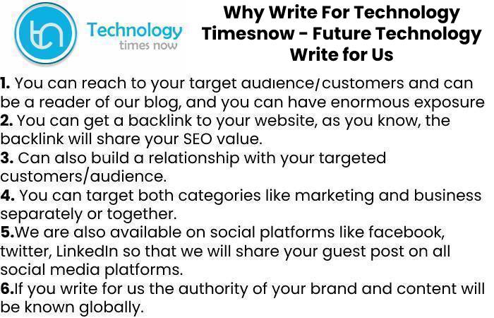 Future Technology Write For Us, Contribute And Submit post