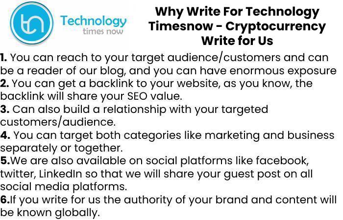Guidelines for Article to Writing Cryptocurrency Write for Us