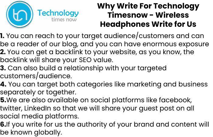 Wireless Headphones Write For Us, Contribute And Submit post