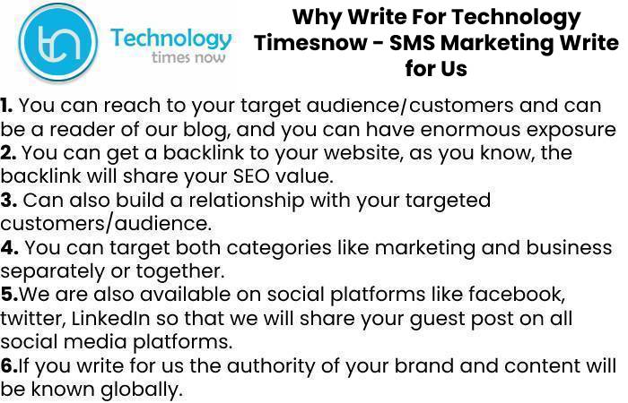 SMS Marketing Write For Us, Contribute And Submit post