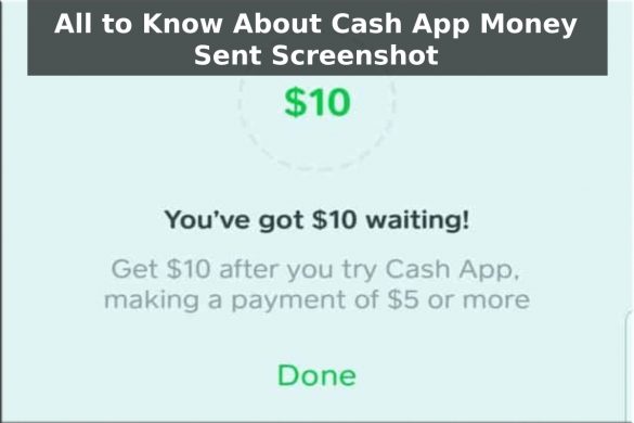 Cash App Money Sent Screenshot