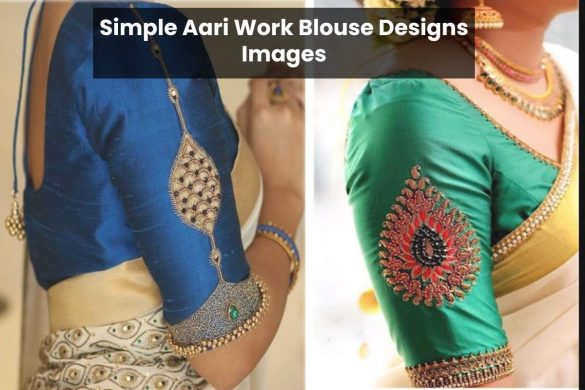 Simple Aari Work Blouse Designs Images