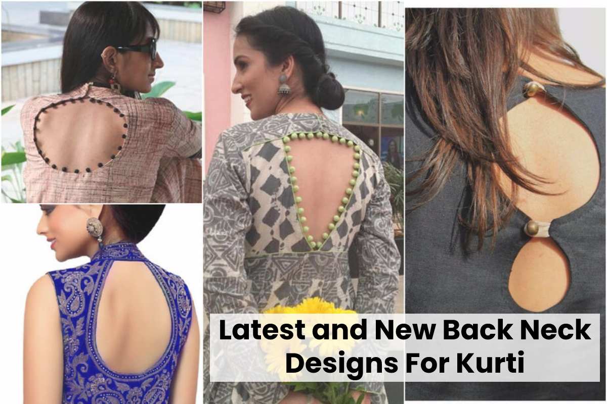 Latest and New Back Neck Designs For Kurti