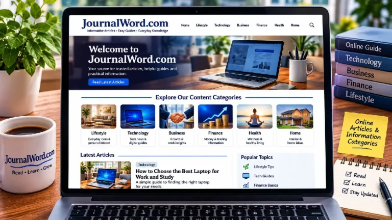 JournalWord.com: A Complete Guide to the Website, Content and What It Offers